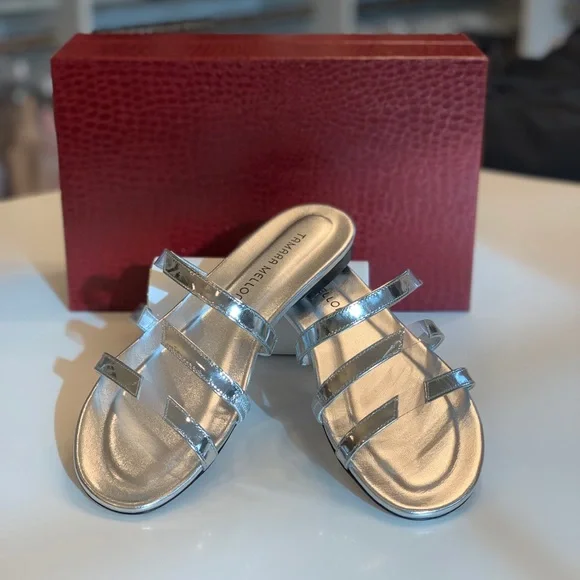 COPY - Tamara Mellon slit/specchio Argentine sandal “NEW” - Picture 6 of 14